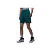 Logo Mid-Waist Moisture-Wicking Breathable Sports Casual Shorts Men Bottoms Dark-Green DV9790-318