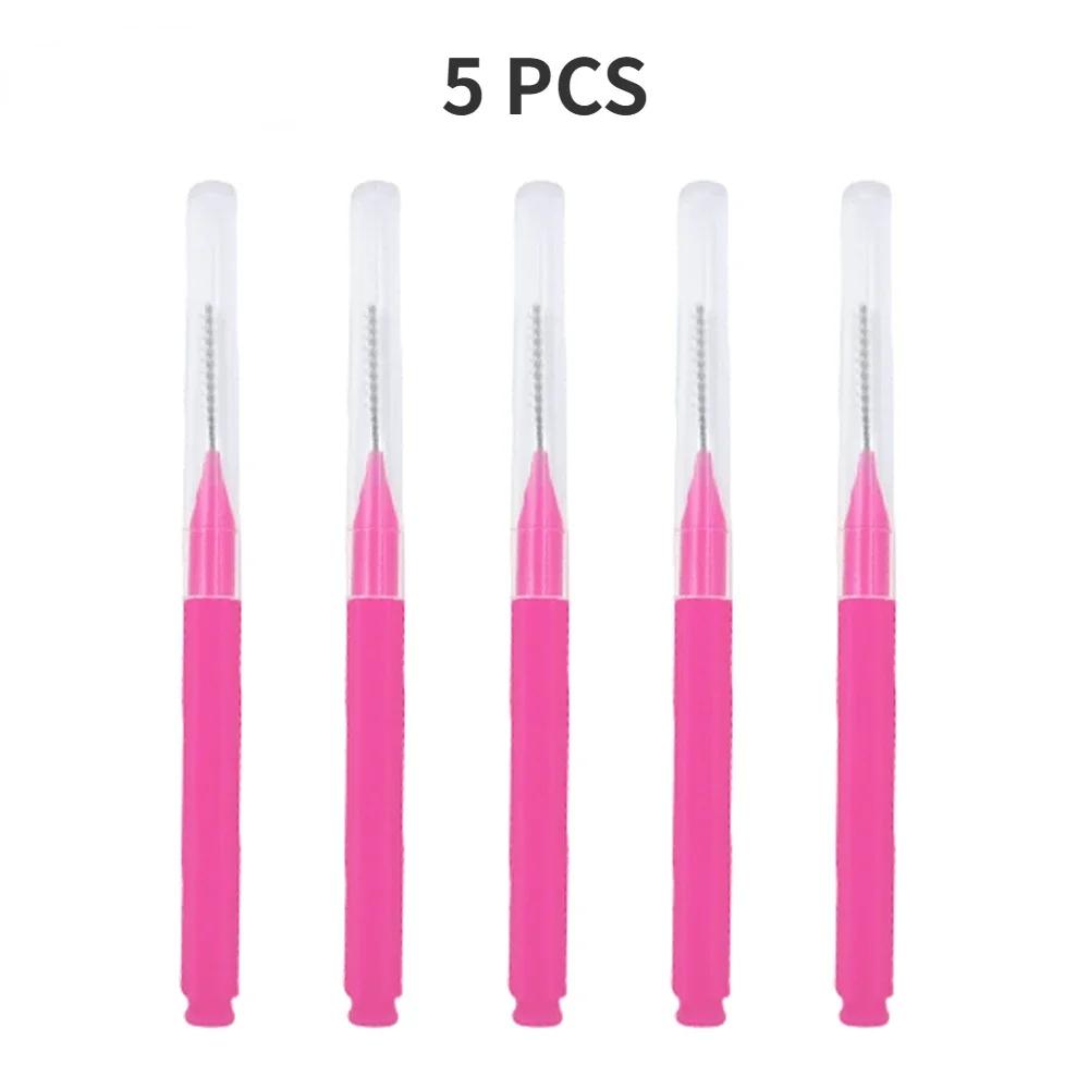 5/10/50PCS Mini Eyebrow Brush Brow Perm Brush Disposable Brow Lifting Brushes Bendable Micro Eyelash Brush Applicators Tools
