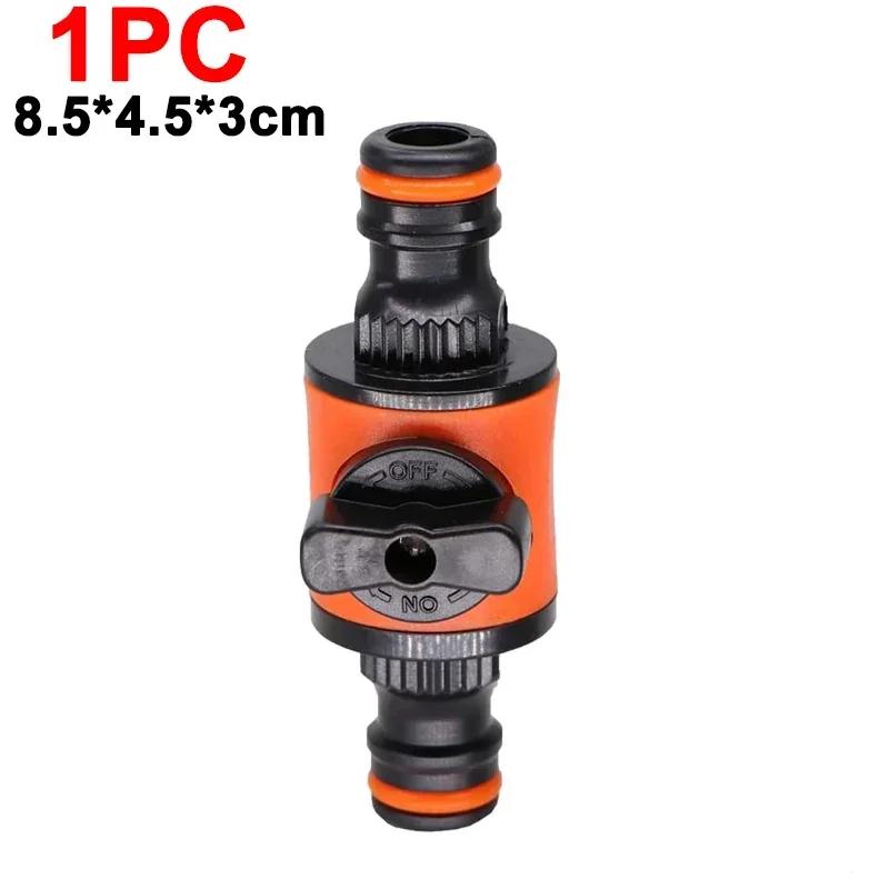 1/6ks Konektor hadice pro kohoutek Zahradní hadicový uzavírací ventil Plastová hadička Kohoutek Rychlý spoj Fitinky zahradního zavlažovacího systému