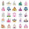 50-Piece Castle Cartoon Waterproof Decorative Stickers for Suitcases, Scooters, Computers, and Tablets
