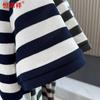 Hengyuanxiang Men's Striped Short-Sleeve Polo Shirt