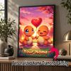 Personalized Charmander Diamond Art Custom Name 5D Diamond Painting Full Drill DIY Craft