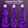 Alien Double Knot Silicone Anal Plug Dog Pendant SM Toy