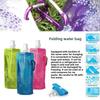 500ml Portable Ultralight Collapsible Water Bottle Outdoor Sport Supplies Hiking Running Camping Travel Soft Flask Water Bag