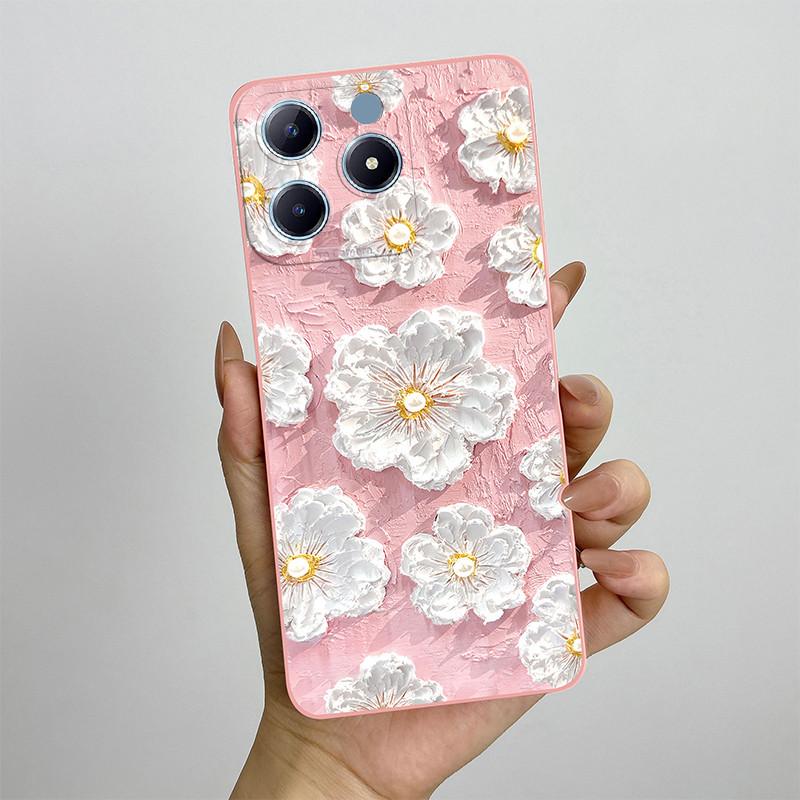 For Realme C63 C61 Narzo N63 Phone Case RealmeC61 RMX3939 Silicon Soft TPU Shockproof Cover Painted Printed Protective Shell Bag