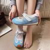 Women's Shoes Spring and Summer Lace-up New Color Matching Casual Sports Shoes Flat Heel Retro Student