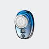 Mini Electric Shaver for Men, LED Display Rechargeable Wet Dry Shaving Razor, Waterproof Portable Beard Trimmer for Travel, Home, Office