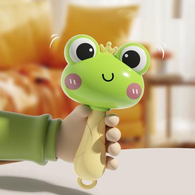 Babyrassel Spielzeug Cartoon Frosch Küken Handgehaltener Schüttler Rassel Hören Greifen Fähigkeiten Entwicklung Neugeborene Jungen Mädchen Früherziehung Rassel Spielzeug