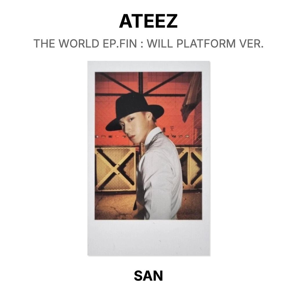 ATEEZ THE WORLD EP.FIN : WILL PLATFORM VER. Official Photocard