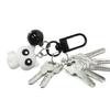 Black and White Cat Keychain Backpack Pendant Car Keyring Purse Bag Accessories