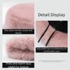 Warm Artificial Fur Hat Fluffy Hat Winter Cap Personality Beanie Hat  Outdoor