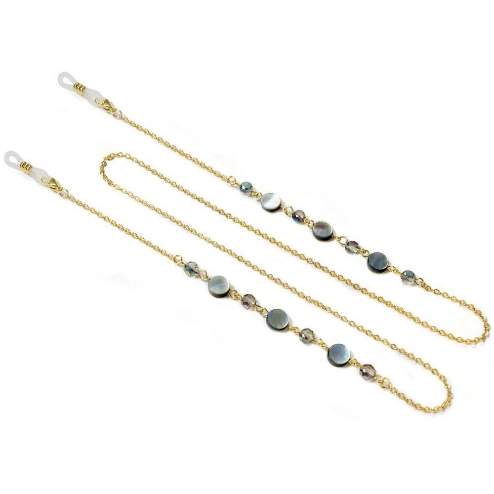 Crystal Eyeglass Chain Strap Stainless Steel Mask Chain Sunglasses Accessories Around Neck
