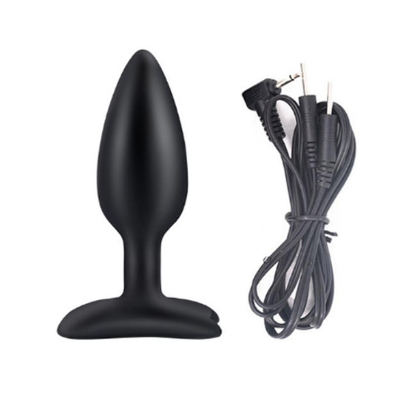 Electrical Shock Vibrator Women's Metal Anal Plug Wireless Remote Men Prostate Massager Adult Supplies Anal Masturbate Toys