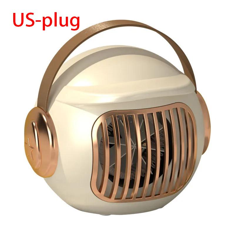 Portable Mini Space Heater 500W With Fast Heating Tip-Over/Overheat Protection Desktop Electric Heater EU/US Plug