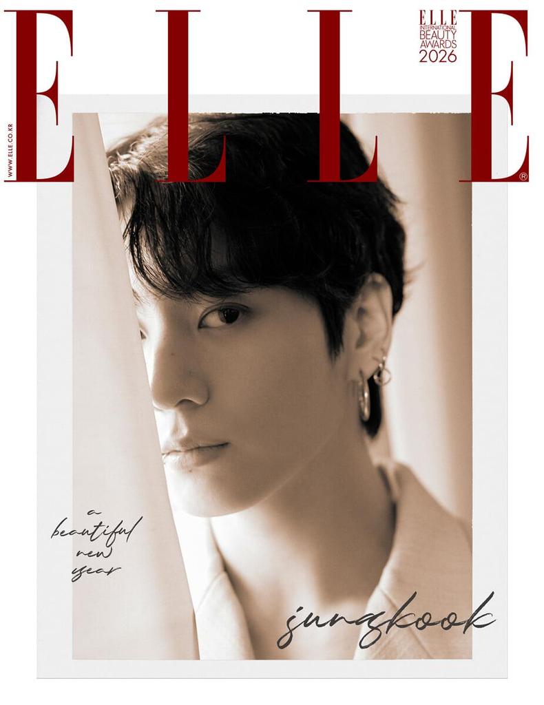 ELLE KOREA Cover BTS JUNGKOOK | Korean Fashion Magazine K-POP Collectible