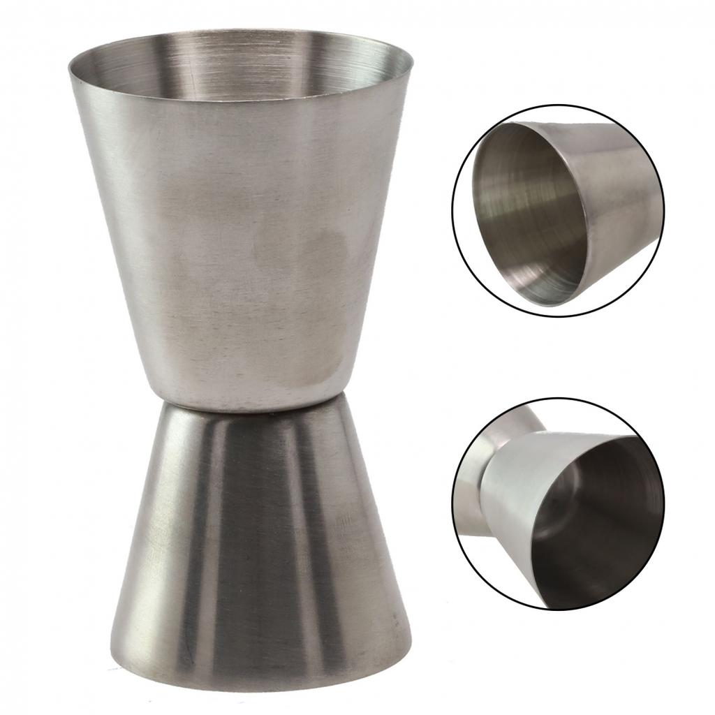 Cocktail Shaker Measure Cup Double Head Design Brand New