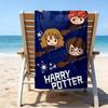 Ultra-Soft Beach Towel with Harry Potter Theme,Ideal for Pool - Camping, Diving - Perfect Travel Essential, Vibrant Beach Towel.