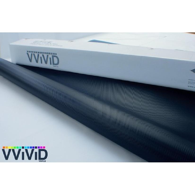 XPO Dry Carbon Fiber Navy Blue 1ft x 5ft Vinyl Wrap Roll with Air Release T