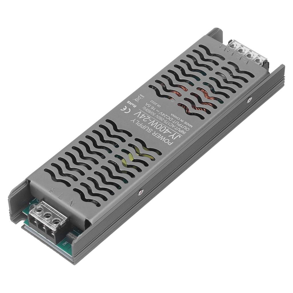 LED Driver 400W DC 24V IP20 Protection Fast Heat Dissipation LED Transformer LED Power Driver AC