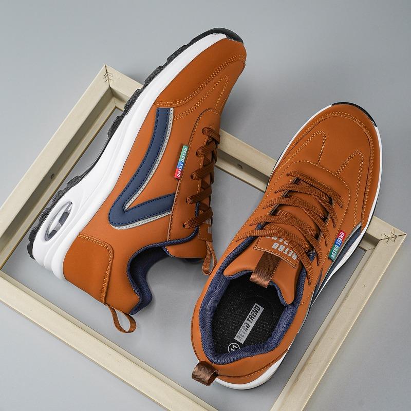 Fashion Men Casual Shoes Comfort Durable Daily Outdoor Walking Shoes Anti Slip Straps Odor Proof Luxurious Business Sneakers