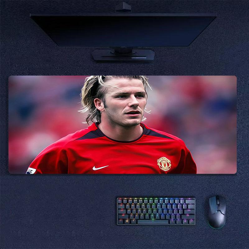 Beckham Mouse Pad, Large Gaming Desk Mat, Non-slip XXL Mousepad for Laptop & Tablet, Mini PC Playmat with Stitched Edges