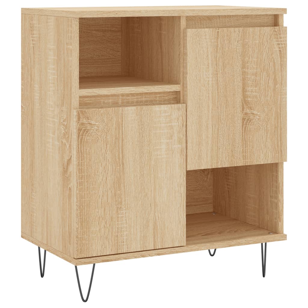 Sideboard in Sonoma Oak Finish 60 x 35 x 70 cm Particleboard