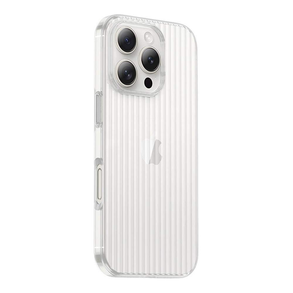 Applicable to Apple 17proMax matte corrugated pattern mobile phone case iPhone16 ultra-thin ice mist 15 anti-drop protective case