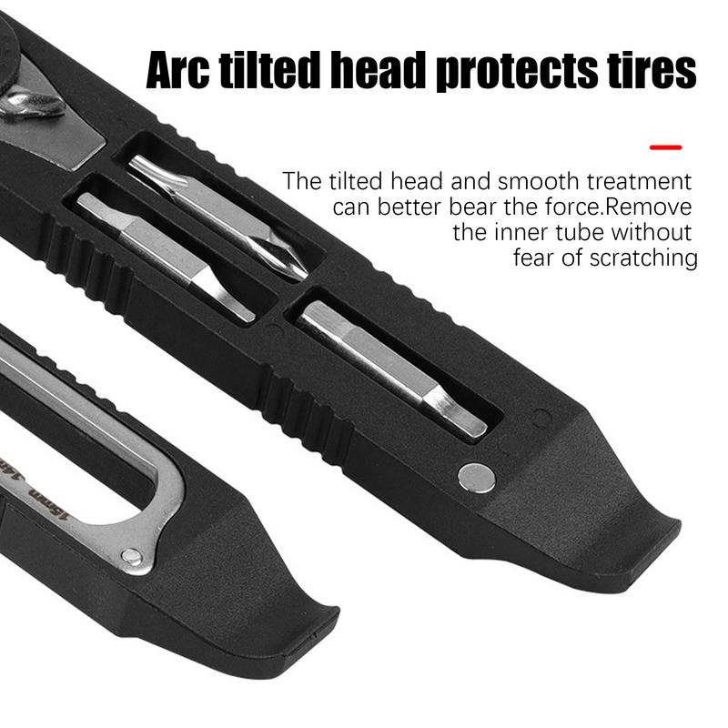 Mini Ratchet Wrench Bike Tire Lever Repairing Wrench Tool Bicycle Hex Spoke Allen Wrench Tire Lever Mini Pocket Tire Repair Tool