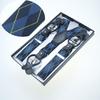 3.5Cm Men'S Adult Strap Men'S Trousers Suspender Suit Shirt Strap Clip Suspender Strap Fat Elastic Non-Slip