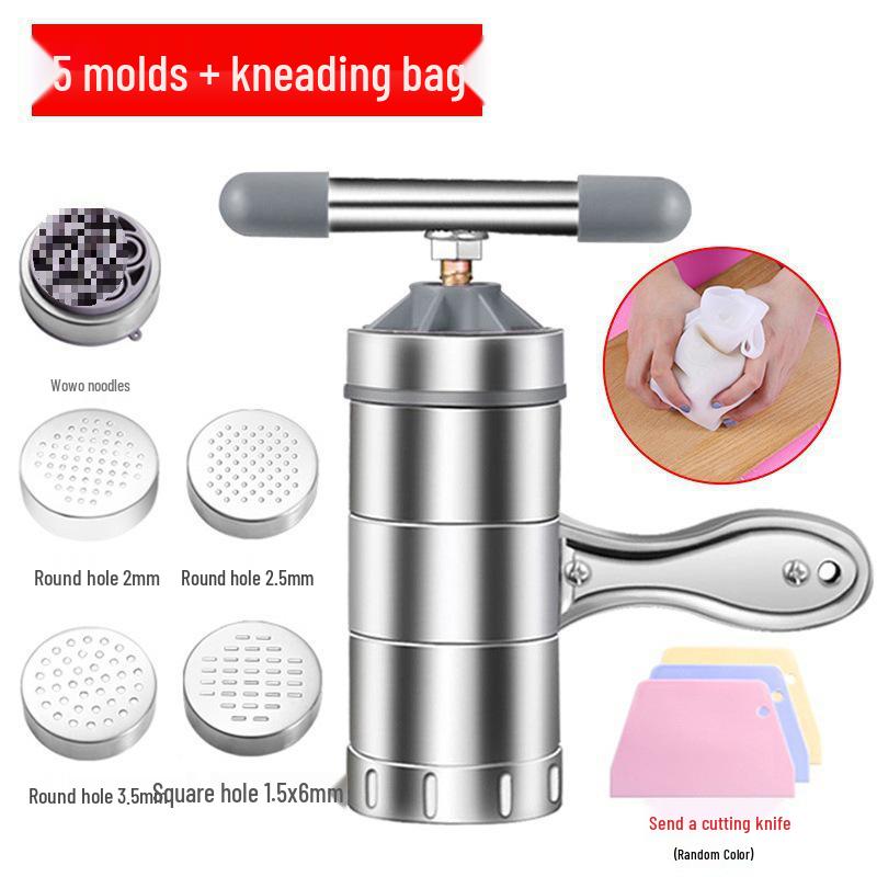 Manual Stainless Steel Noodle and Pasta Maker with Hand Crank