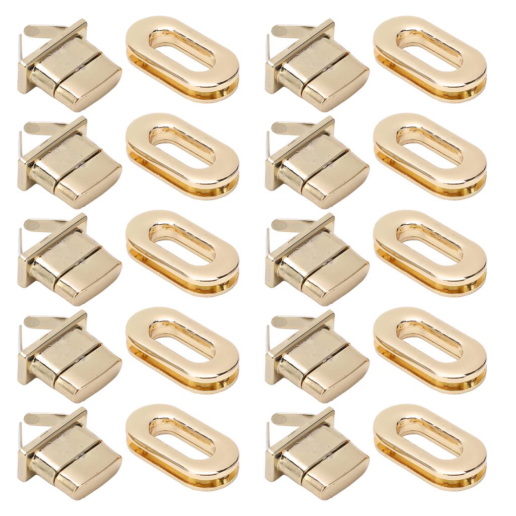 Cataramă de blocare hardware Design clasic 3,5x1,7 cm Cataramă de blocare a geanților pentru portofele artizanale din piele de bricolaj.