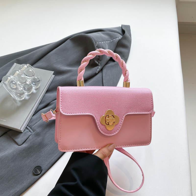 Simple Design Fashionable Commuter Shoulder Handbag Women's 2025 Spring and Summer New High-end Messenger Small Square Bag