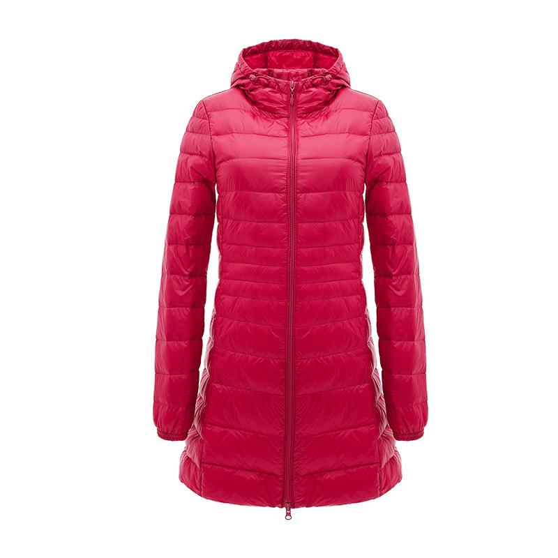 New Autumn Winter Women Puffer Jackets Ultralight Duck Down Jacket Female Windbreaker Parka Warm Portable Hooded Coat
