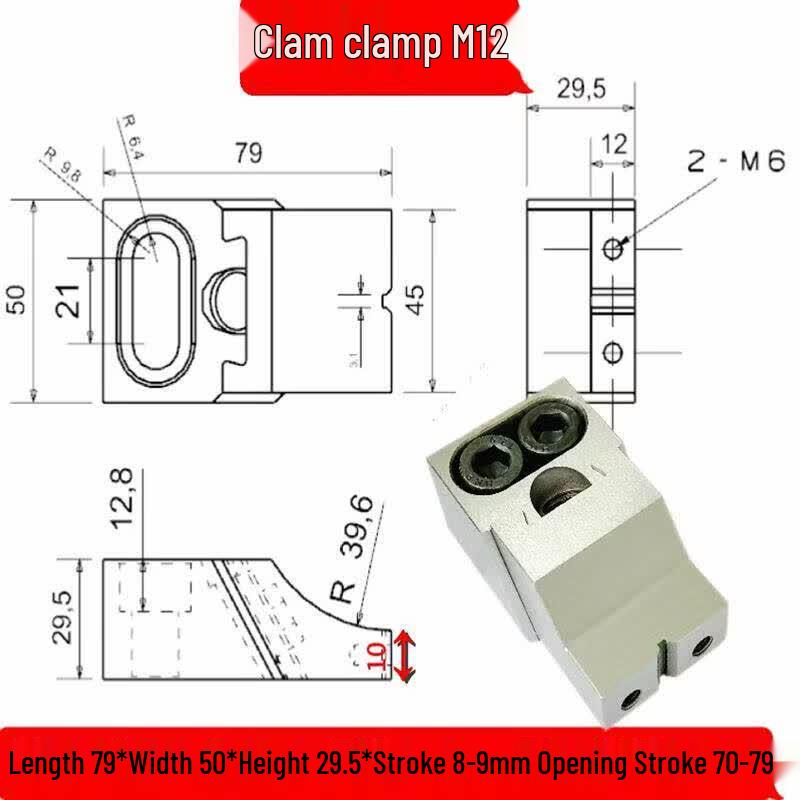 Heavy-Duty Unidirectional CNC Toggle Clamp