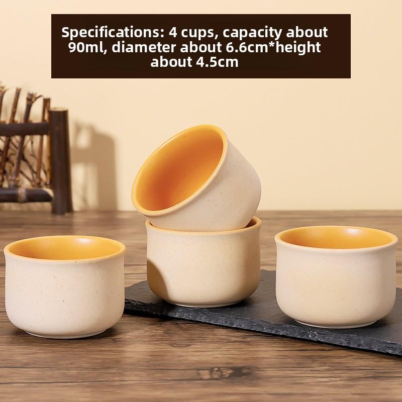 Outdoor Indoor Charcoal Tea Kettle with Hook Glass Cup for Home Use 901-1000ml