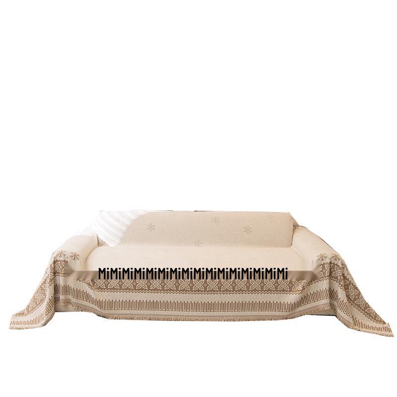 Coperta da Divano Giapponese in Ciniglia Stile Bohemien - Copertura Completa Anti-Graffio e Anti-Polvere per Cuscino