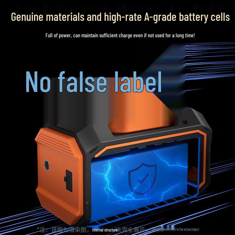 Portable Car Jump Starter with Integrated Lithium Battery and Tire Inflator