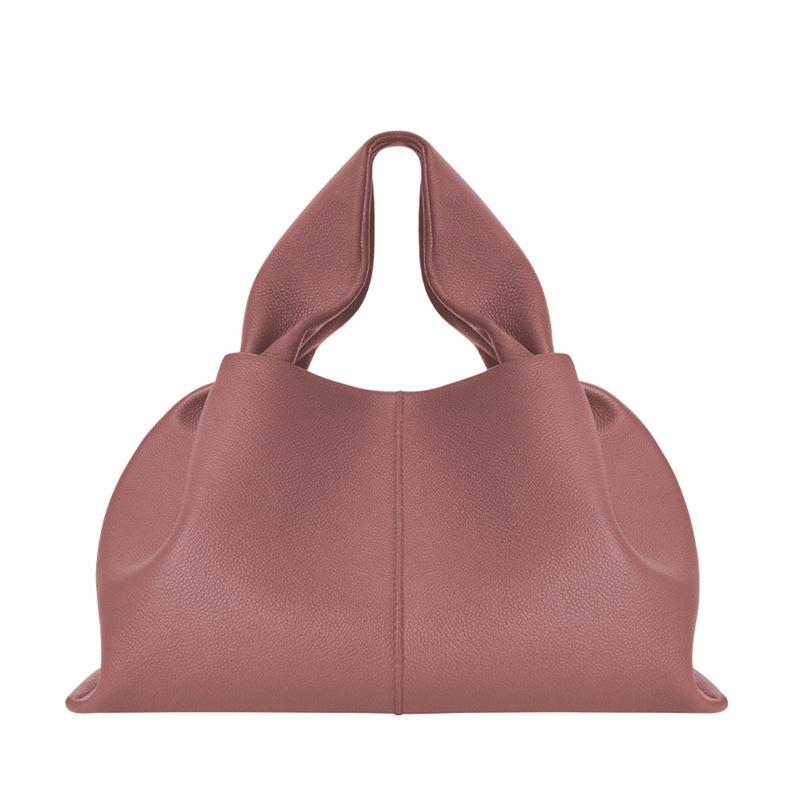 Knödel Wolken Tasche Neue Französische Nischen Design Handtasche Echte Ledertasche