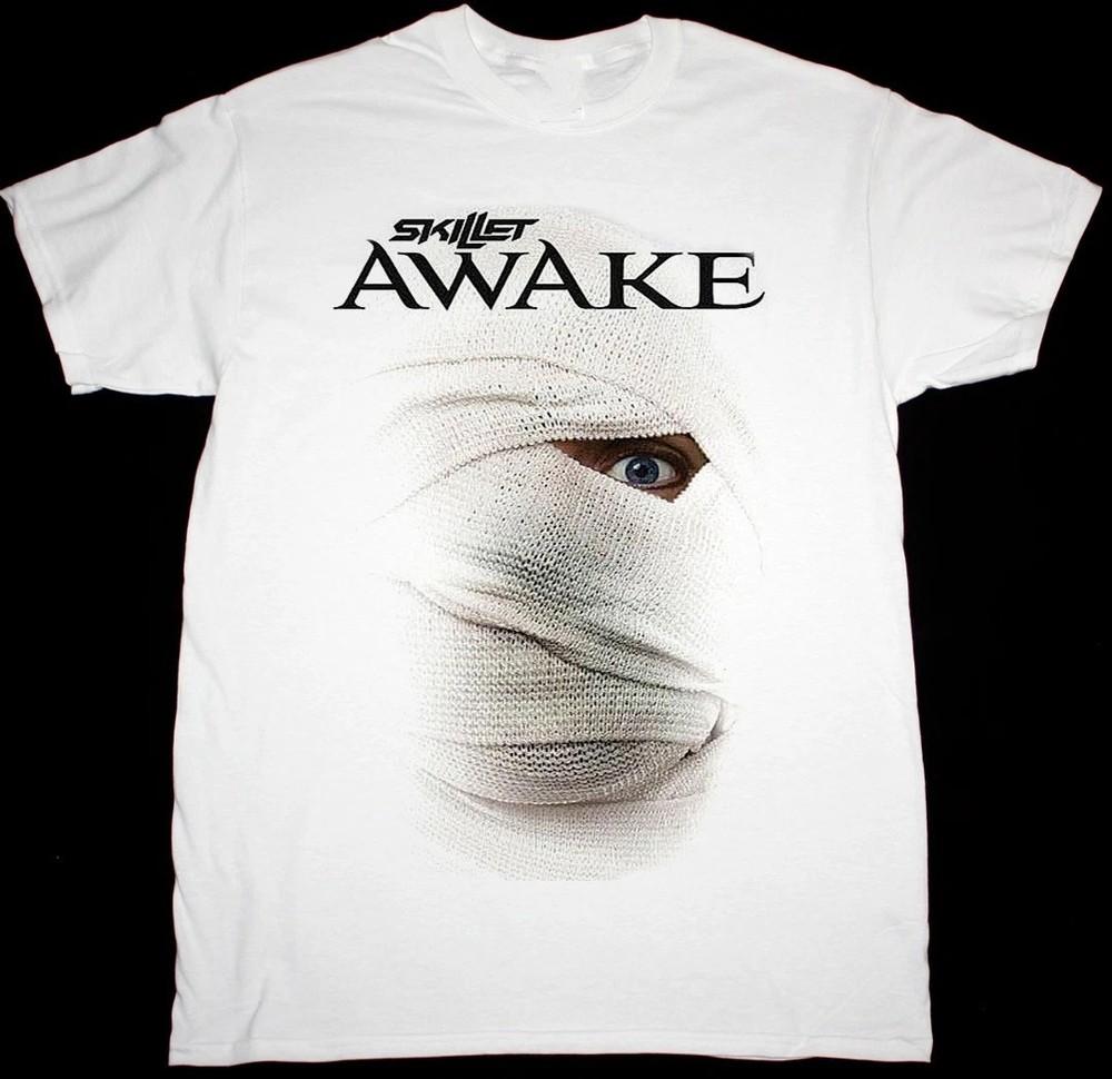 Skillet Band New Awake TShirt Short Sleeve White Men Unisex S5XL KK2300 Unisex T-Shirt XXXXL