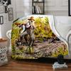 Farmers Seeds Flannel Blanket Super Soft Warm Cozy Blanket for Sofa Bed Office Travel All‑Season Home Decor Gift