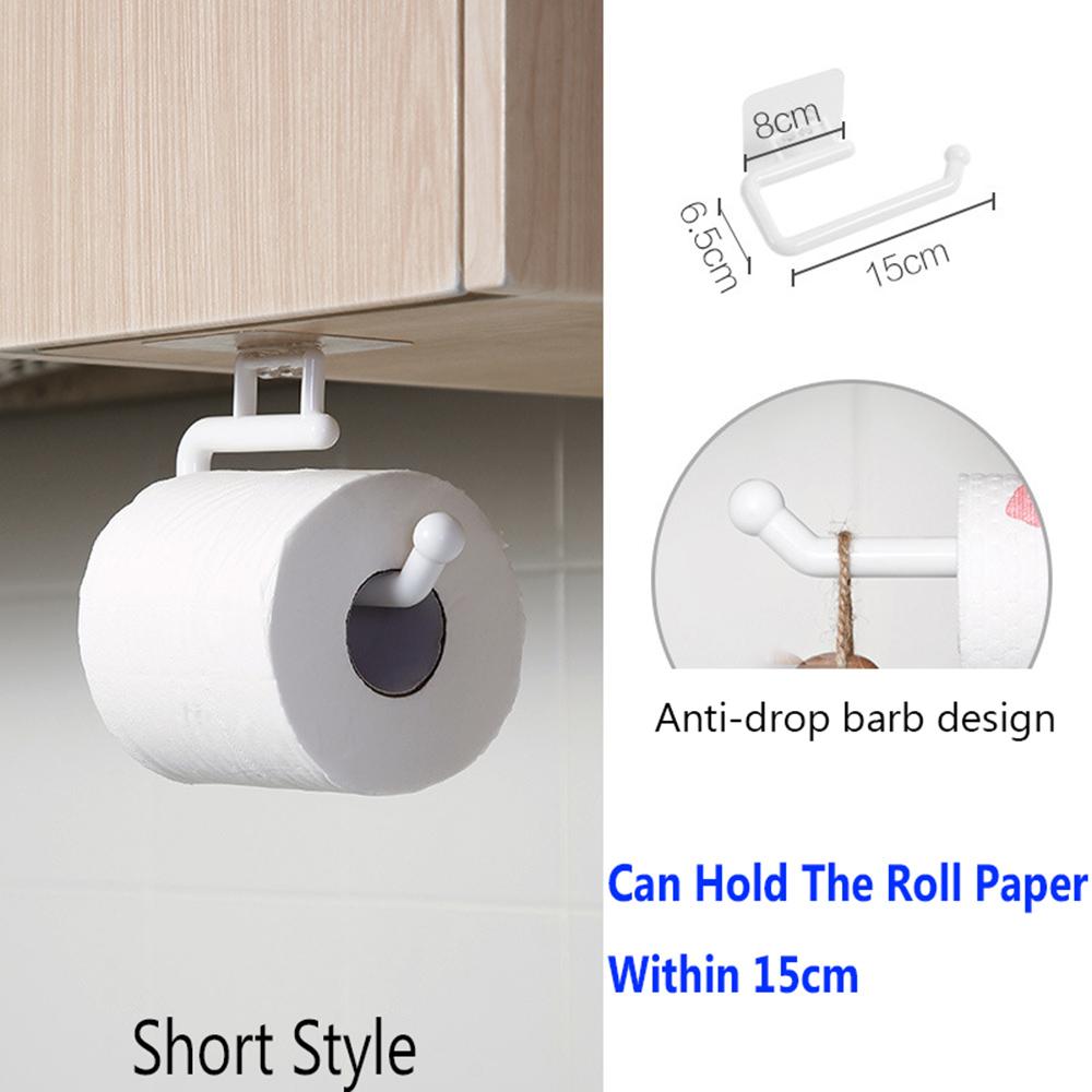 Paper Holders Cabinet Hanging Roll Paper Holder Holder Shelf Storage Holders Towel Hanger Rack