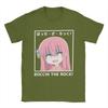 Bocchi The Rock Crying T Shirts Men Pure Cotton Vintage T-Shirt Crewneck Anime Tees Short Sleeve Clothing Birthday Gift