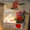 Pet Clear Cake Bag Gift Box With Handle Flower Storage Boxes Party Favor Decorative Engagement Proposal Celebration Ceremony