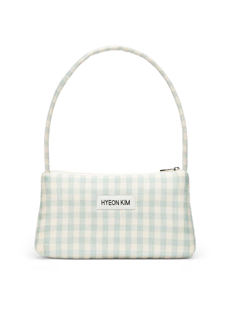 Hyeon Kim Gingham Check Lenee Bag Gingham Check Lenee Bag - Baby Mint