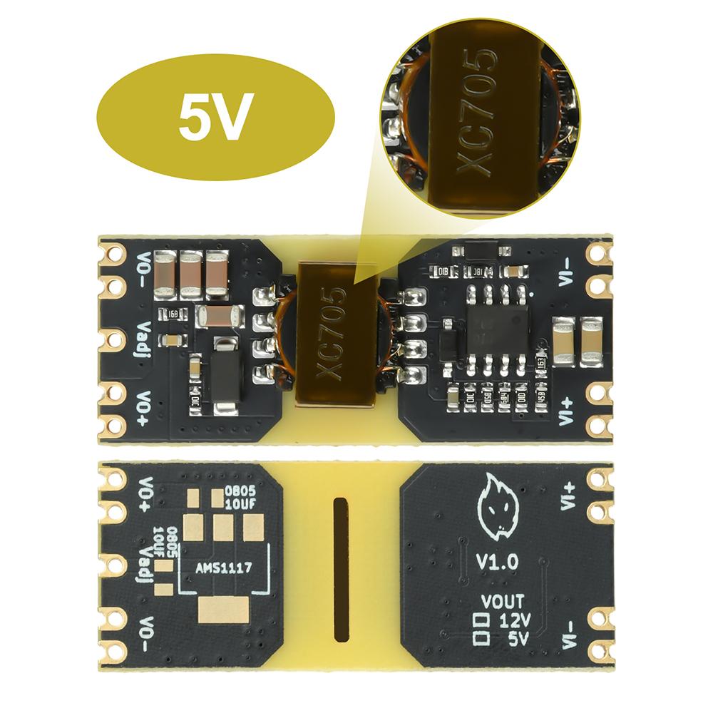 XC7010 Isolated Power Module Buck Converter DC 15-70V Input To DC 5V 12V Output Step Down Module Stabilizer Reserved for LDO