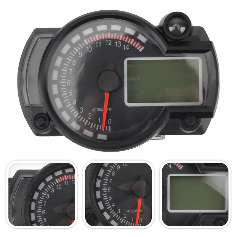 12v Motorcycle Speedometer LCD Digital Odometer Gauge Moto Dashboard Meter for BMW Honda Suzuki Yamaha Supermoto Modified Parts