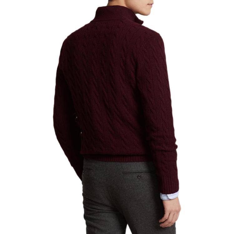 Polo Ralph Lauren FW22 Logo Embroidered Half High Neck Pullover Sweater Men sweater MNPOSWE16821082-601