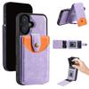 Applicable To iPhone16 Mobile Phone Case, Samsung S25 Split Magnetic Card Bag Anti-drop Case A36 Card Holder Leather Case
