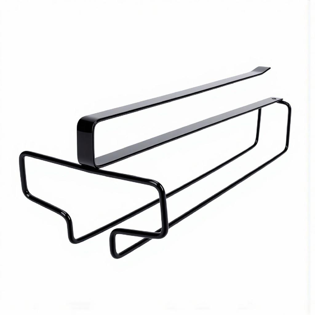Wine Glass Holder No Drill Hanging Under Cabinet Wine Glass Rack for Household Kitchen