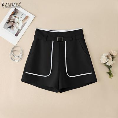 Women Summer Loose Casual Patchwork Short Pants